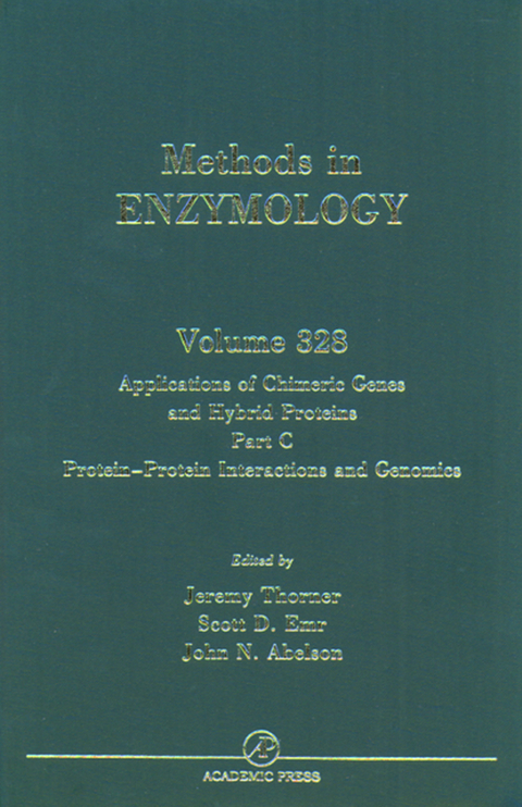 Applications of Chimeric Genes and Hybrid Proteins, Part C: Protein-Protein Interactions and Genomics - 