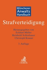 M&uuml;nchener Anwaltshandbuch Strafverteidigung - 