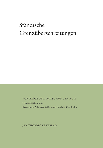 St&auml;ndische Grenz&uuml;berschreitungen - 