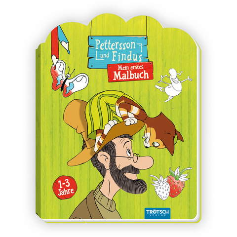 Tr&ouml;tsch Pettersson und Findus Mein erstes Malbuch - 