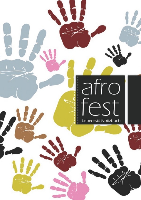 African Festival / Afro Fest (bunt) Notizbuch mit gepunkteten Linien, 180 Seiten, A5-Format, Buch 1. - Bespoke Books