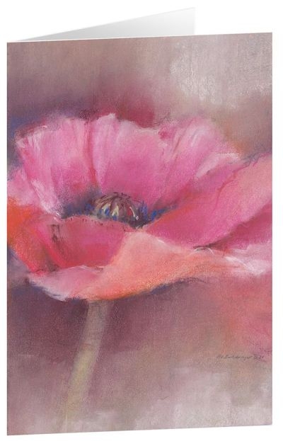 Kunstkarten "Bl&uuml;te" - 5 Stk.