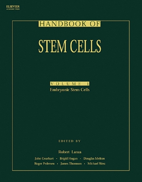 Handbook of Stem Cells, Two-Volume Set - 