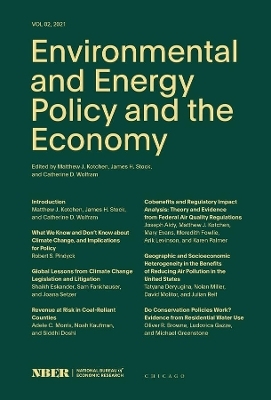 Environmental and Energy Policy and the Economy - 