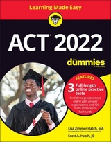ACT 2022 For Dummies with Online Practice - Hatch, Lisa Zimmer; Hatch, Scott A.