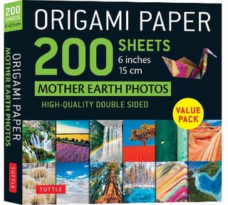 Origami Paper 200 sheets Mother Earth Photos 6 Inches (15 cm)