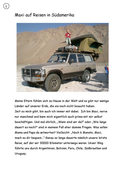 Lesen macht Spa&szlig; - Mit Maxi durch S&uuml;damerika