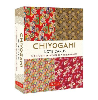 Chiyogami Japanese, 16 Note Cards - 