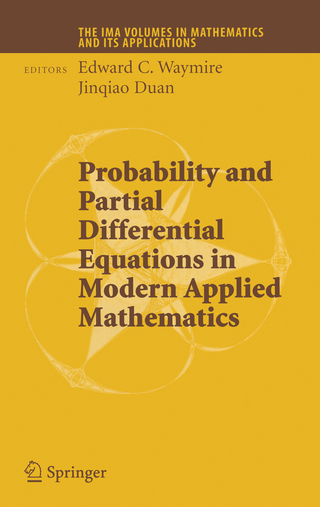 Probability and Partial Differential Equations in Modern Applied Mathematics