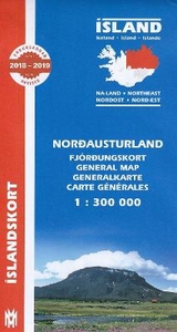 North East Iceland Map 1:300 000 - Hansen, H H