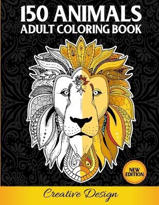 150 Animals - Adult Coloring Book - Creative Desing