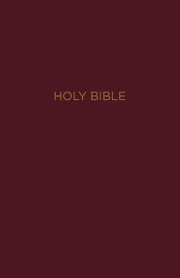 NKJV, Thinline Reference Bible, Leather-Look, Burgundy, Red Letter, Comfort Print