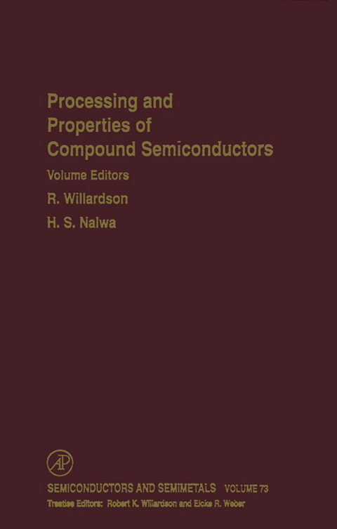 Processing and Properties of Compound Semiconductors - 