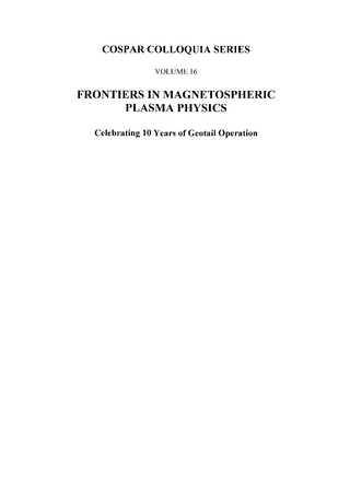 Frontiers in Magnetospheric Plasma Physics