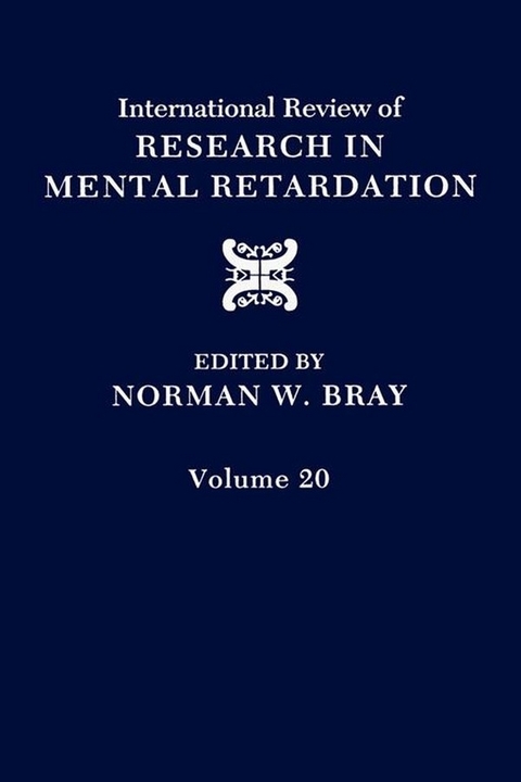 International Review of Research in Mental Retardation