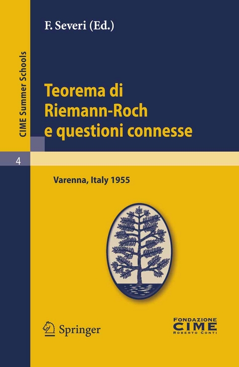 Teorema di Riemann-Roch e questioni connesse - 