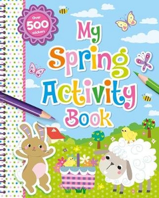 Spring Activity and Colouring Book