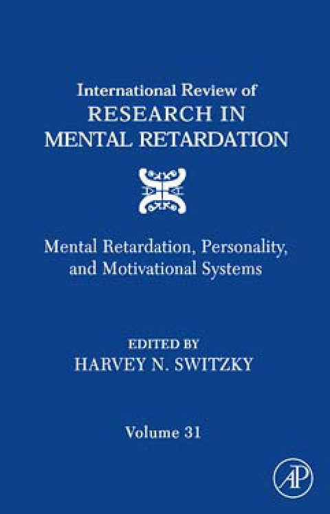 International Review of Research in Mental Retardation - 