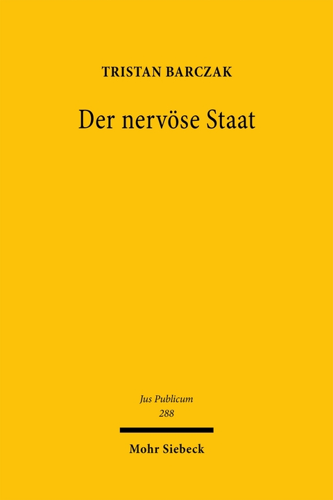 Der nerv&ouml;se Staat - Tristan Barczak