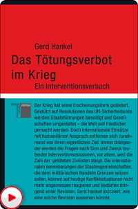 Das T&ouml;tungsverbot im Krieg - Gerd Hankel