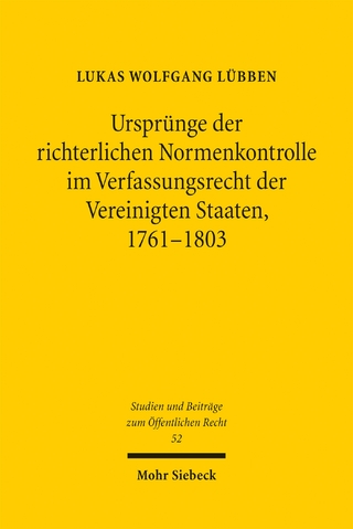 Ursprünge der richterlichen Normenkontrolle im Verfassungsrecht der Vereinigten Staaten, 1761-1803