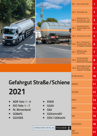 ADR/RID 2021 - Gefahrgut Straße/Schiene