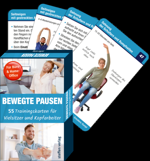 Trainingskarten: Bewegte Pausen f&uuml;r B&uuml;ro & Home-Office - Ronald Thomschke