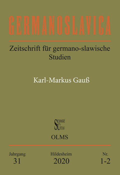 Germanoslavica. Zeitschrift f&uuml;r germano-slawische Studien - 
