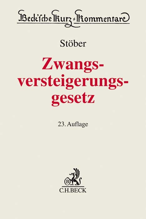 Zwangsversteigerungsgesetz. ZVG