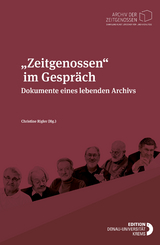 &bdquo;Zeitgenossen&ldquo; im Gespr&auml;ch - 