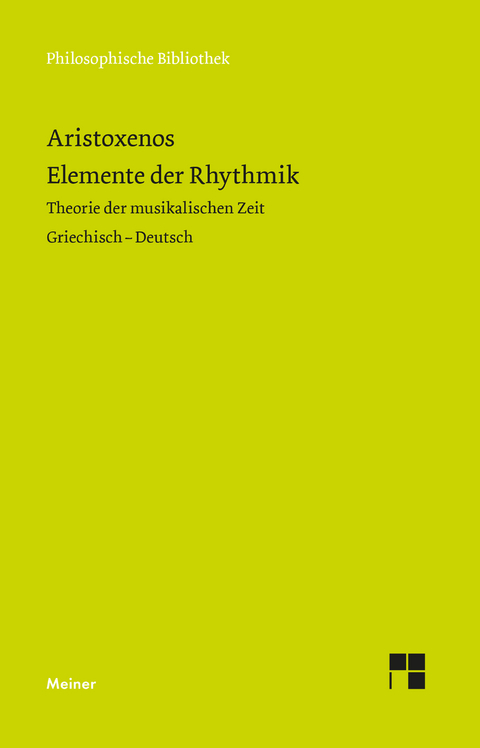 Elemente der Rhythmik -  Aristoxenos