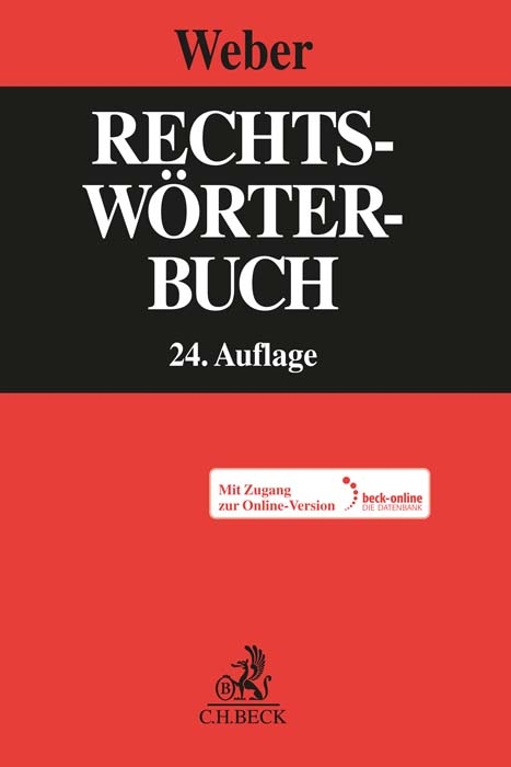 Rechtsw&ouml;rterbuch - 