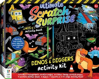 Ultimate Scratch Surprise Dinos & Diggers Activity Kit