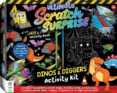 Ultimate Scratch Surprise Dinos & Diggers Activity Kit - 
