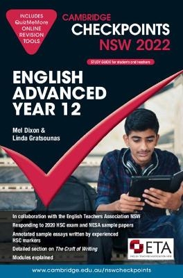 Cambridge Checkpoints NSW English Advanced Year 12 2022 - Mel Dixon, Linda Gratsounas