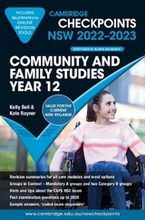 Cambridge Checkpoints NSW Community and Family Studies Year 12 2022–2023 - Bell, Kelly; Rayner, Kate