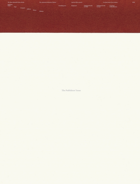 Die schönsten Schweizer Bücher 2020