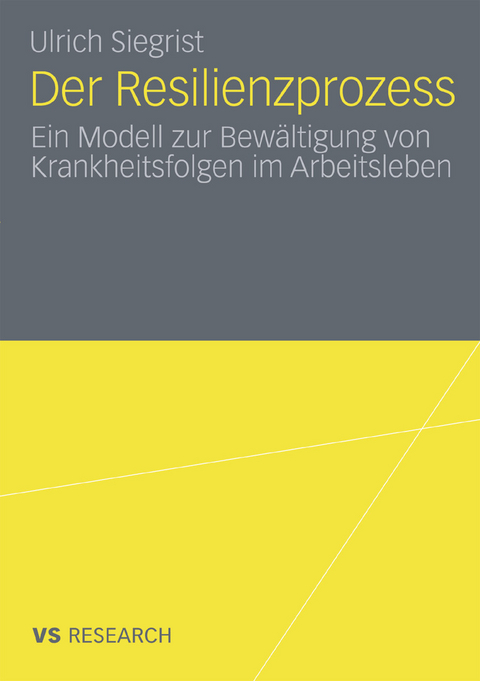 Der Resilienzprozess - Ulrich Siegrist