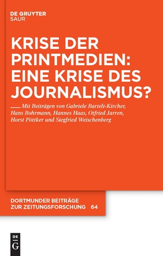 Krise der Printmedien: Eine Krise des Journalismus?
