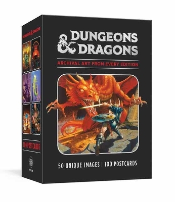 Dungeons & Dragons 100 Postcards: Archival Art from Every Edition - Official Dungeons &amp Dragons;  