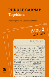 Tageb&uuml;cher Band 2: 1920&ndash;1935 - Rudolf Carnap
