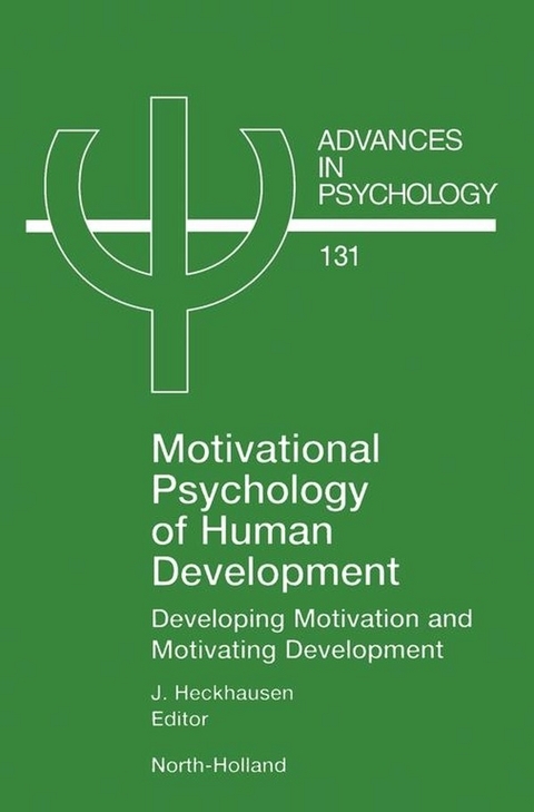 Motivational Psychology of Human Development - 