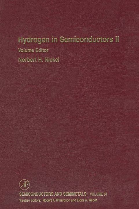 Hydrogen in Semiconductors II - 