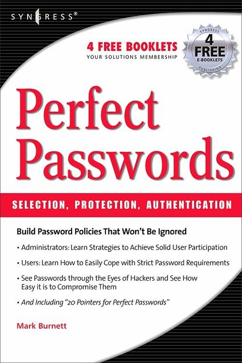 Perfect Passwords -  Mark Burnett