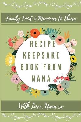 Recipe Keepsake Book from Nana
