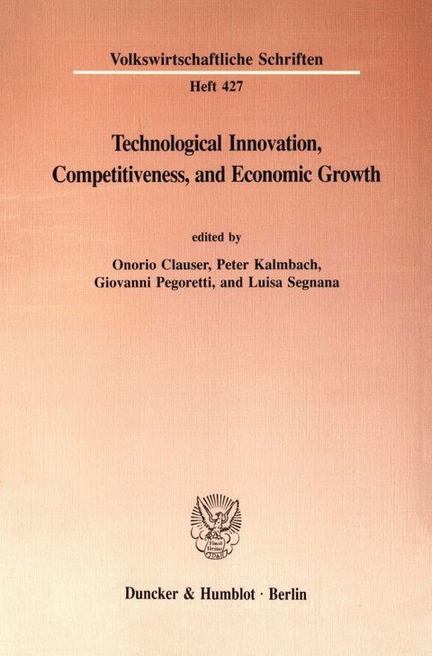Technological Innovation, Competitiveness, and Economic Growth. - 