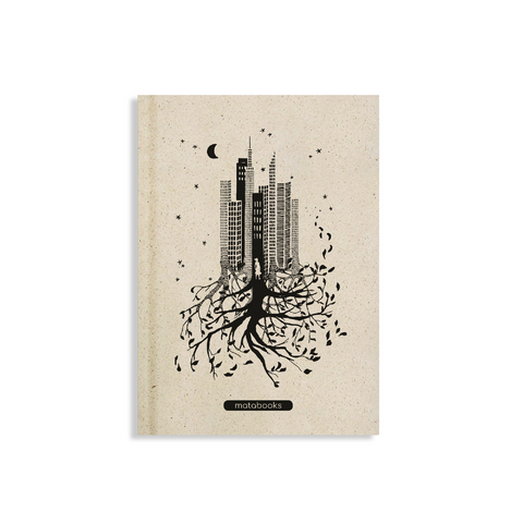 Jana Notizbuch A5 "Luna" (blanko, farbig) - 