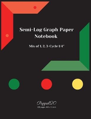 Semi-Log Graph Paper Notebook