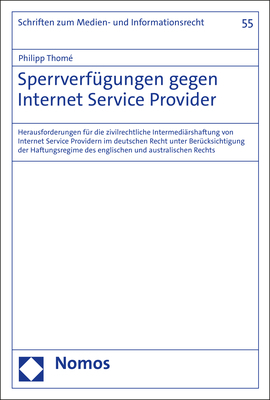 Sperrverf&uuml;gungen gegen Internet Service Provider - Philipp Thom&eacute;