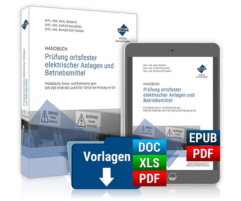 Handbuch Pr&uuml;fung ortsfester elektrischer Anlagen und Betriebsmittel